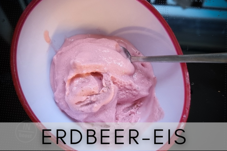 zuckerfreies High Protein Erdbeereis